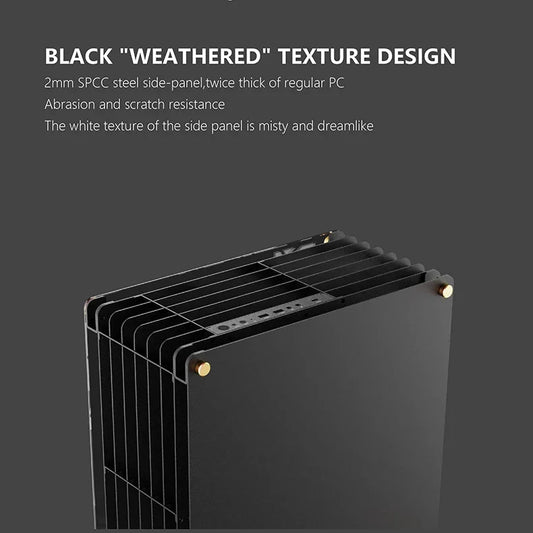 Lovingcool Open Style Support 240 Water Cooling PC Chassis Micro ATX Mini ITX CPU Casing Computer Gaming PC Case RGB with Fans