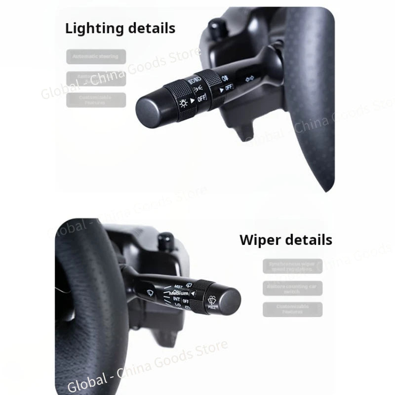 Simracing Game Steering Wheel for PC European Truck Wiper Steering Switch Light Wiper Combination for Logitech G29/G920/G27/G923