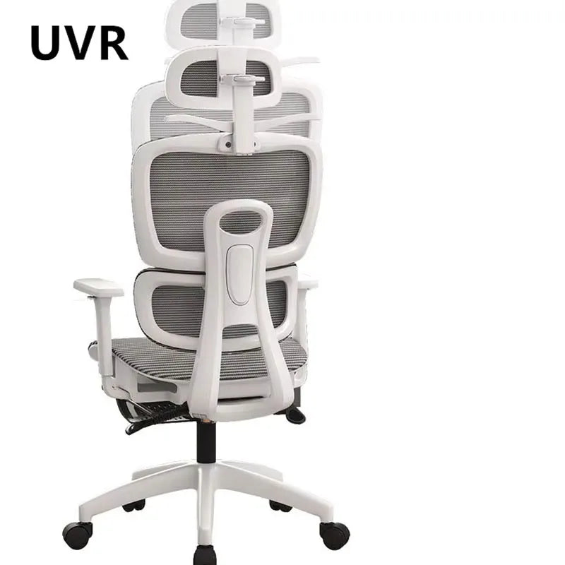 UVR Office Chair Household Mesh Staff Chair Comfortable Reclining Boss Armchair Ergonomic Design Game Athletics Chair Furniture