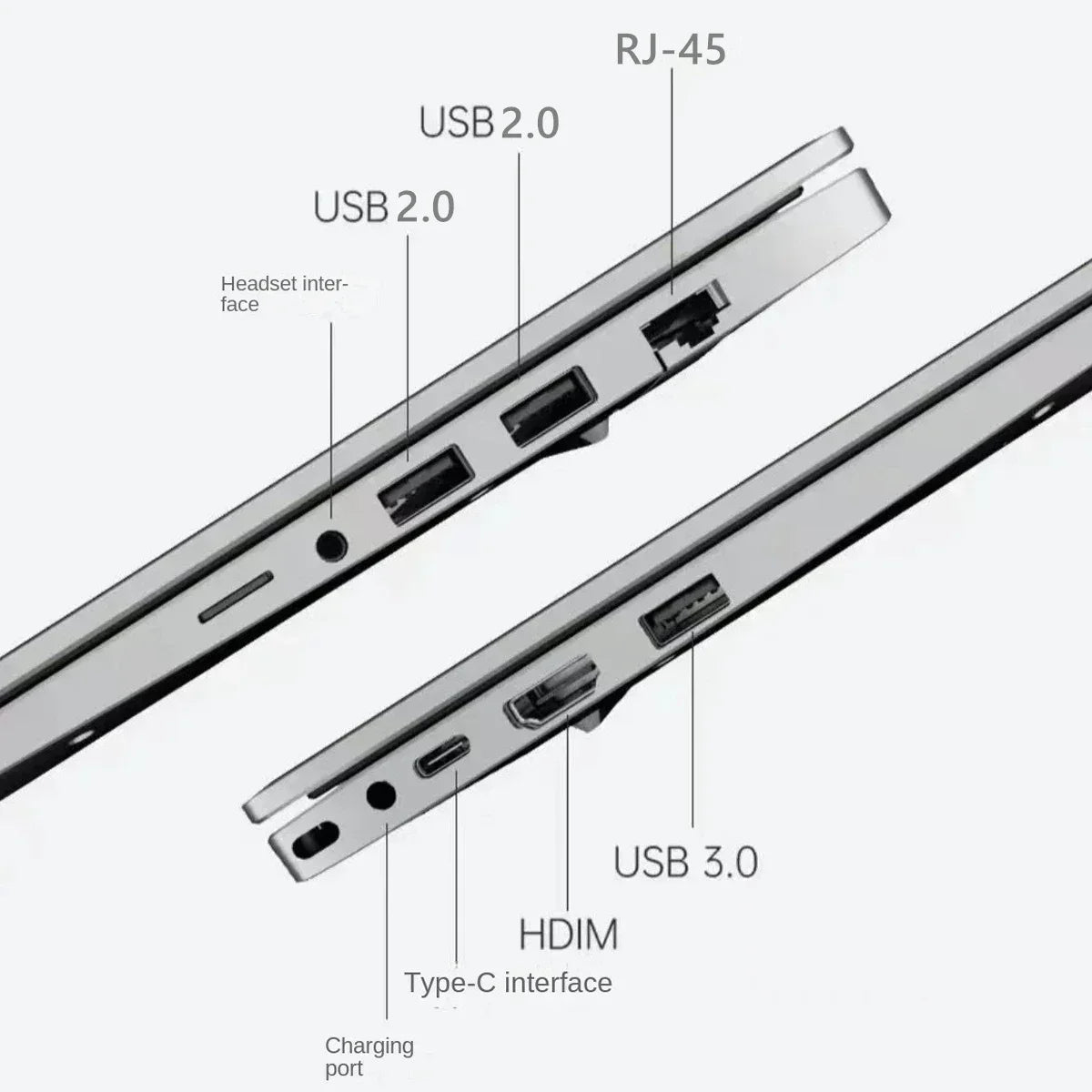 2025 15.6'' Ultra-Thin Gaming Laptop Intel 12th N95 32GB RAM NVMe PCIE SSD GTX 1060 6G Cooler Design IPS Win11 Pro Fast Delivery