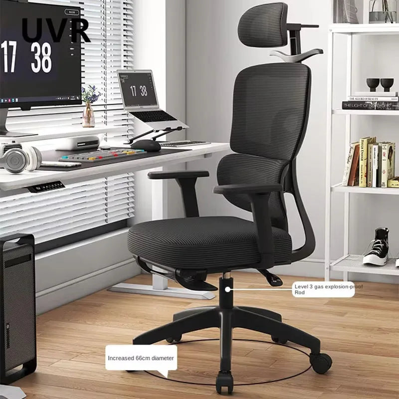 UVR Office Chair Household Mesh Staff Chair Comfortable Reclining Boss Armchair Ergonomic Design Game Athletics Chair Furniture