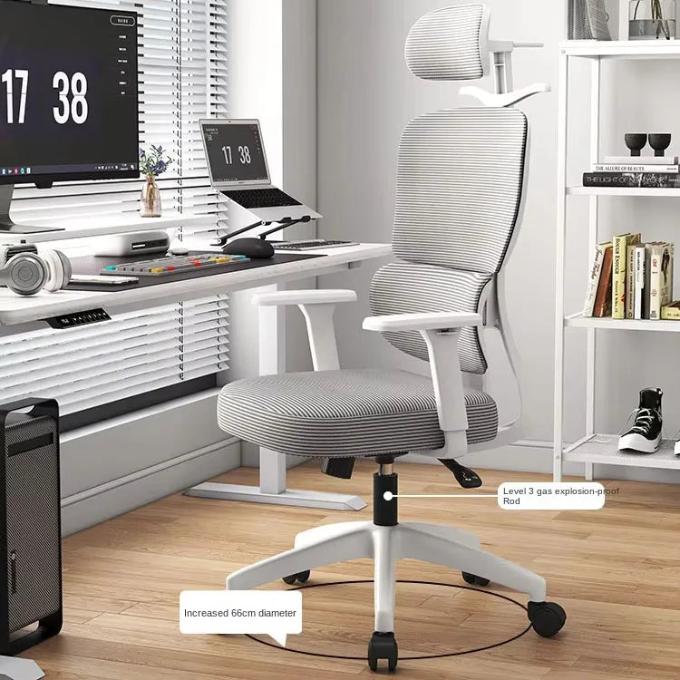 UVR Office Chair Household Mesh Staff Chair Comfortable Reclining Boss Armchair Ergonomic Design Game Athletics Chair Furniture