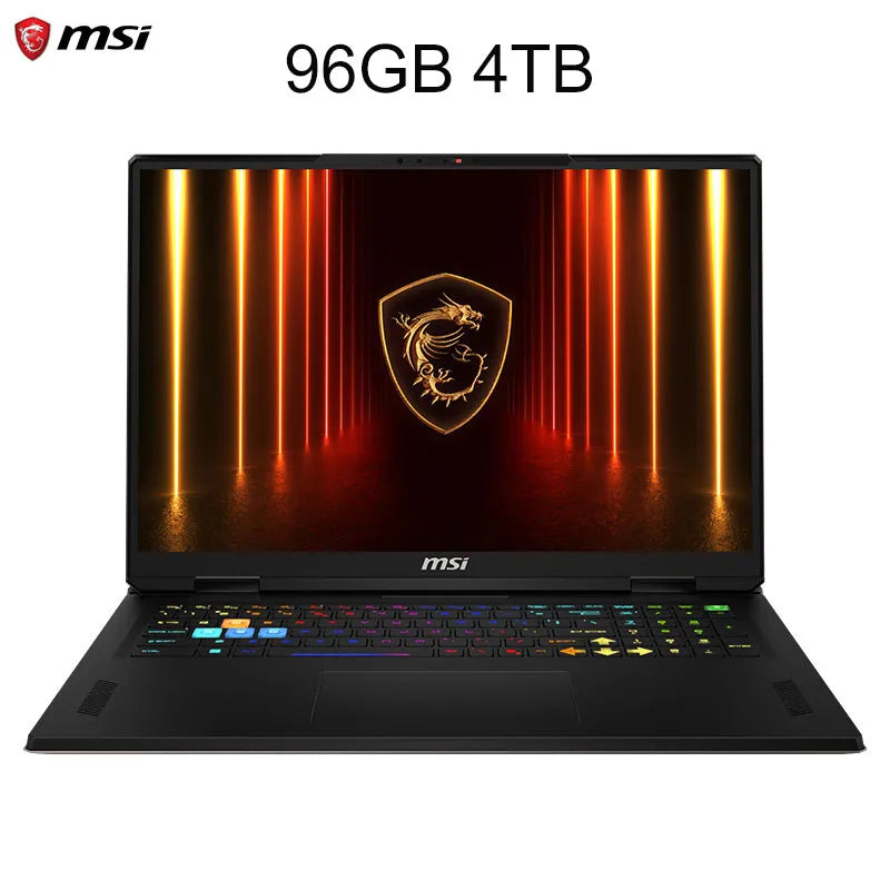 2025 MSI Vector A18 HX Gaming Laptop 18 Inch 2.5K 240Hz QHD Screen Notebook AMD Ryzen R9-9955HX 64GB 4TB RTX5080 Netbook Compute