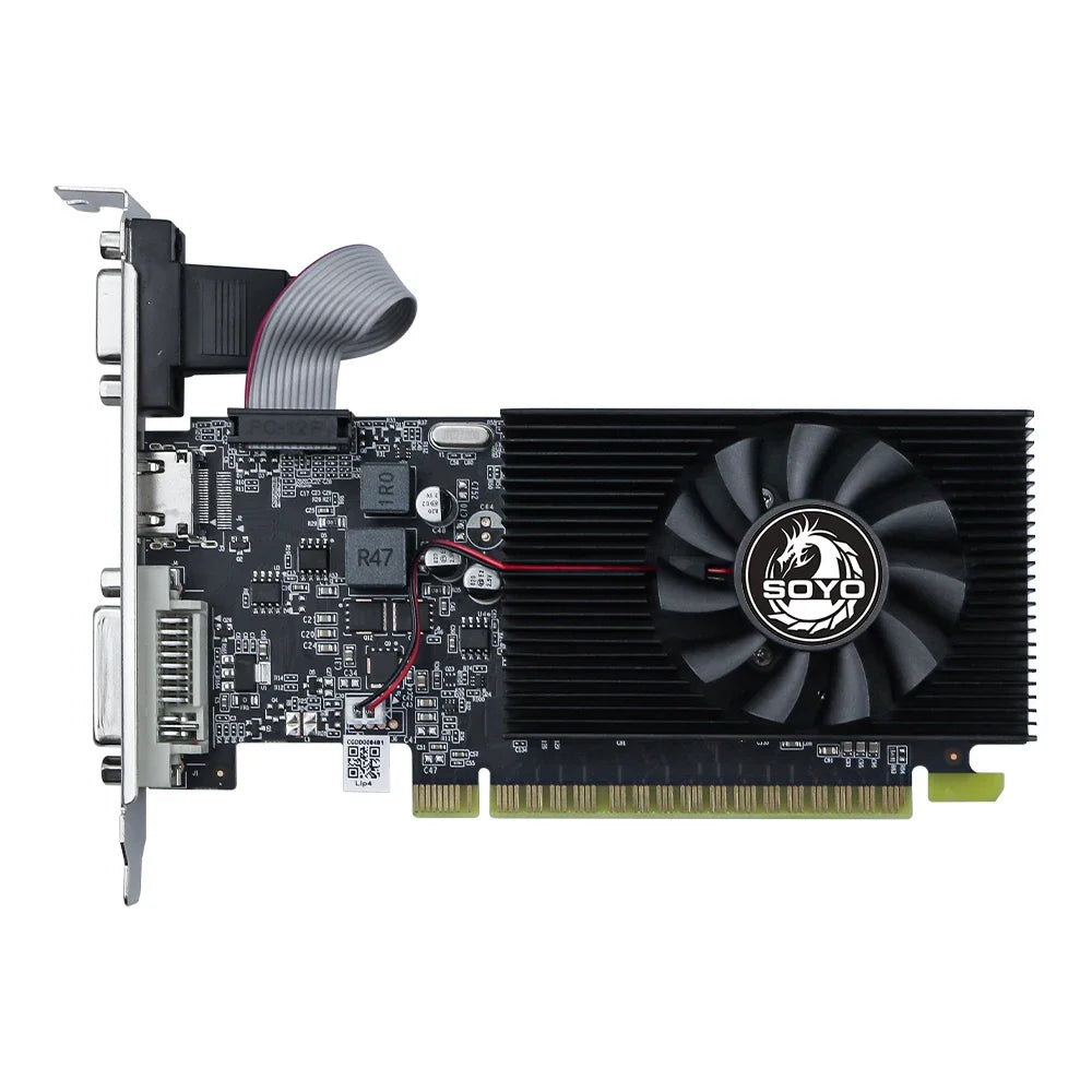 SOYO Geforce GT730 4GB Graphics Card GDDR3 GPU 128Bit HDMI-compatible VGA DVI PCI-E 3.0 Placa De Video for Desktop Computer