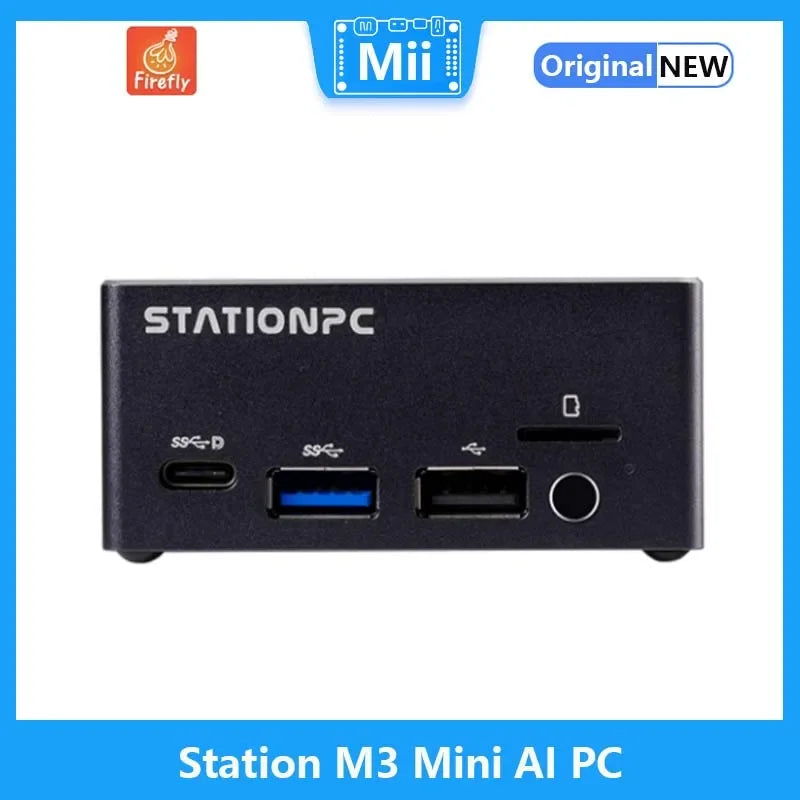Station PC M3 Mini Gaming PC Free SDK Open Source 1080p/4k/8k Hd Display, 8-Core Processor Multiple Interfaces RK3588S