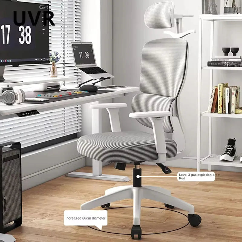 UVR Office Chair Household Mesh Staff Chair Comfortable Reclining Boss Armchair Ergonomic Design Game Athletics Chair Furniture
