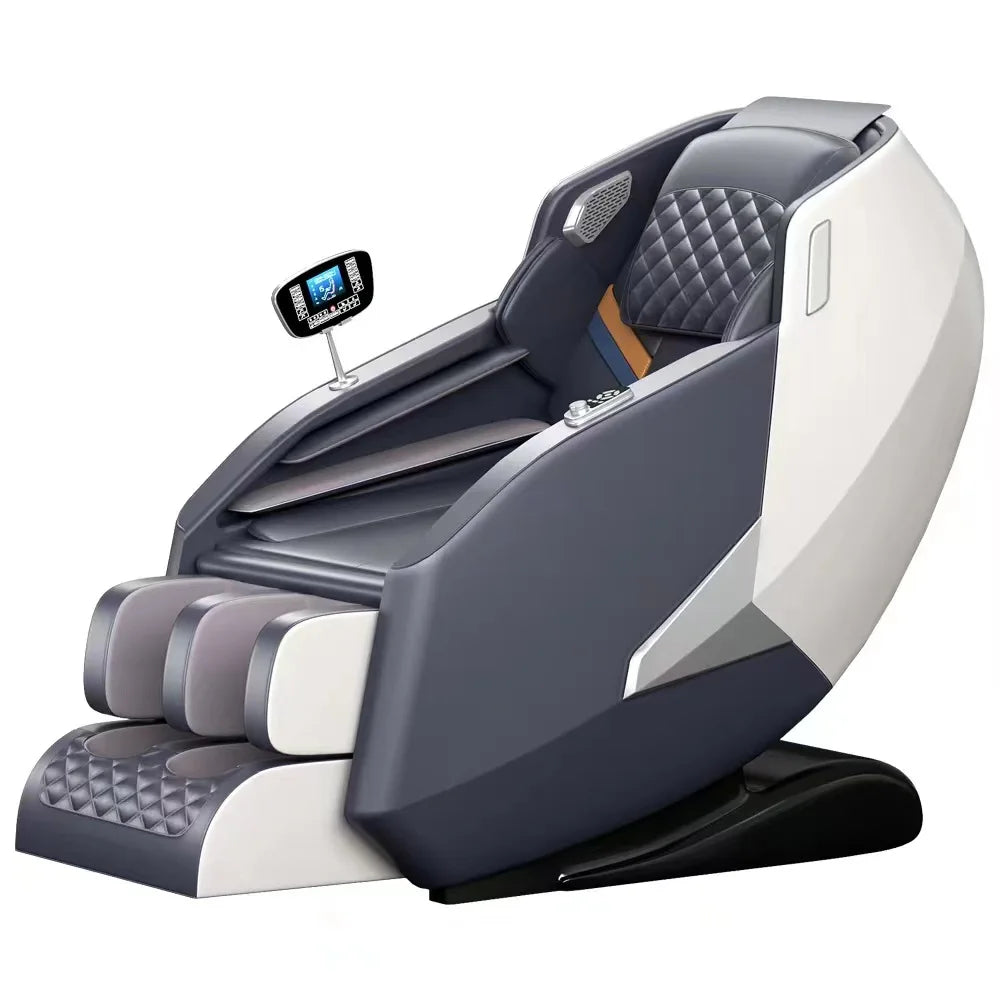 Full Body Zero Gravity Massage Chair, Back, Waist, Hips, Legs, Foot Massage, 10 Rollers Massage, Waist Heating, Lcd Touch Screen