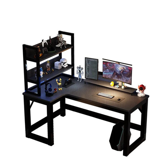 Creative Corner Computer Desks European Office Furniture Double Table Internet Cafe Gaming Desk Home Bedroom Wooden Study Table