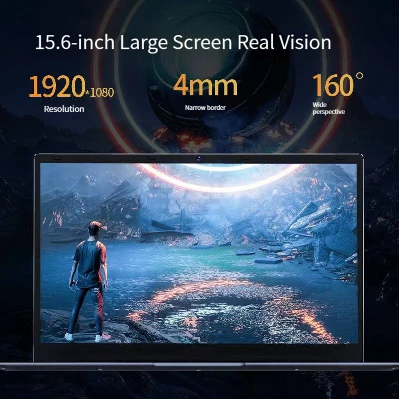2025 New Ultraslim Dedicated Gaming Laptop 15.6 Inch Intel Core i7-1260+MX550 4Gvideo  NVIDIA   RAM Fingerprint office Notebook