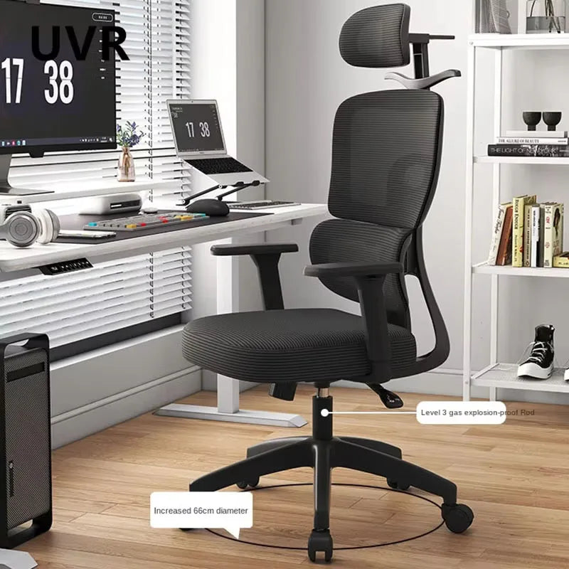 UVR Office Chair Household Mesh Staff Chair Comfortable Reclining Boss Armchair Ergonomic Design Game Athletics Chair Furniture